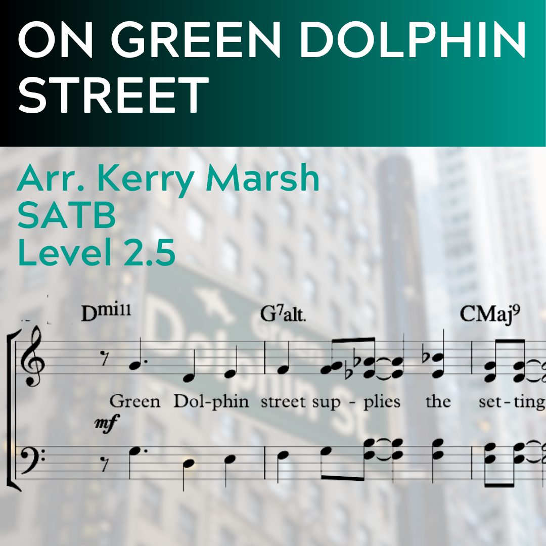 邦楽 Lead CD2 On Green Dolphin Street (SATB - L2.5)