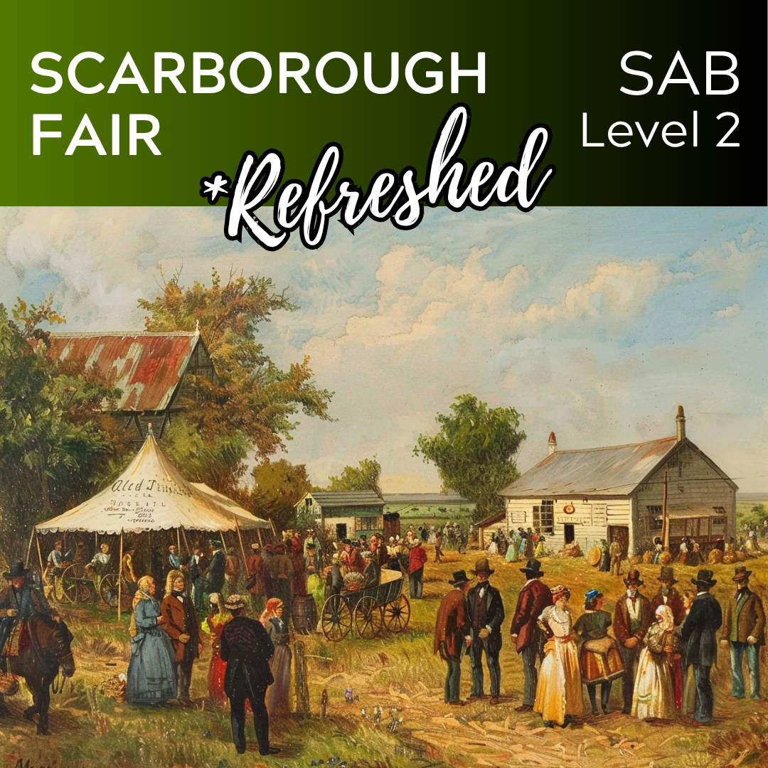 Scarborough Fair (SAB mit optionalem Klavier – L2) STARTER-SERIE