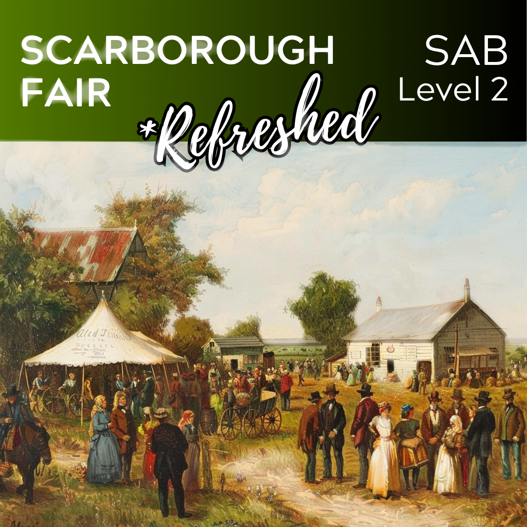 Scarborough Fair (SAB mit optionalem Klavier – L2) STARTER-SERIE
