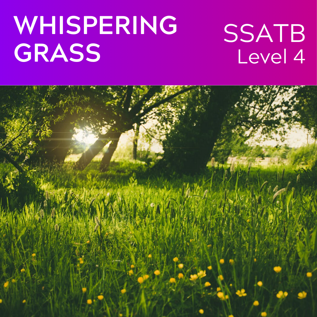 Whispering Grass - (SSATB L4)