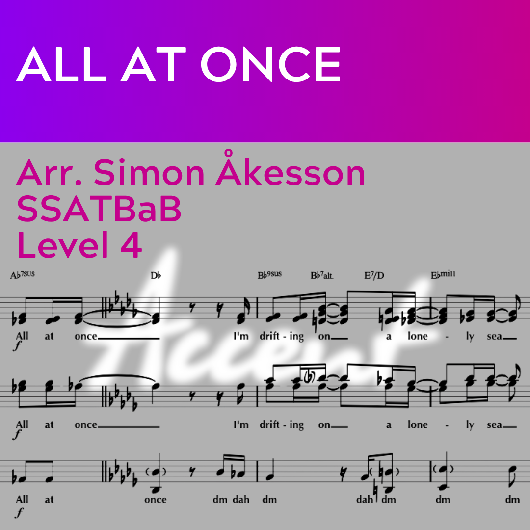 All At Once (SSATBaB - L4)