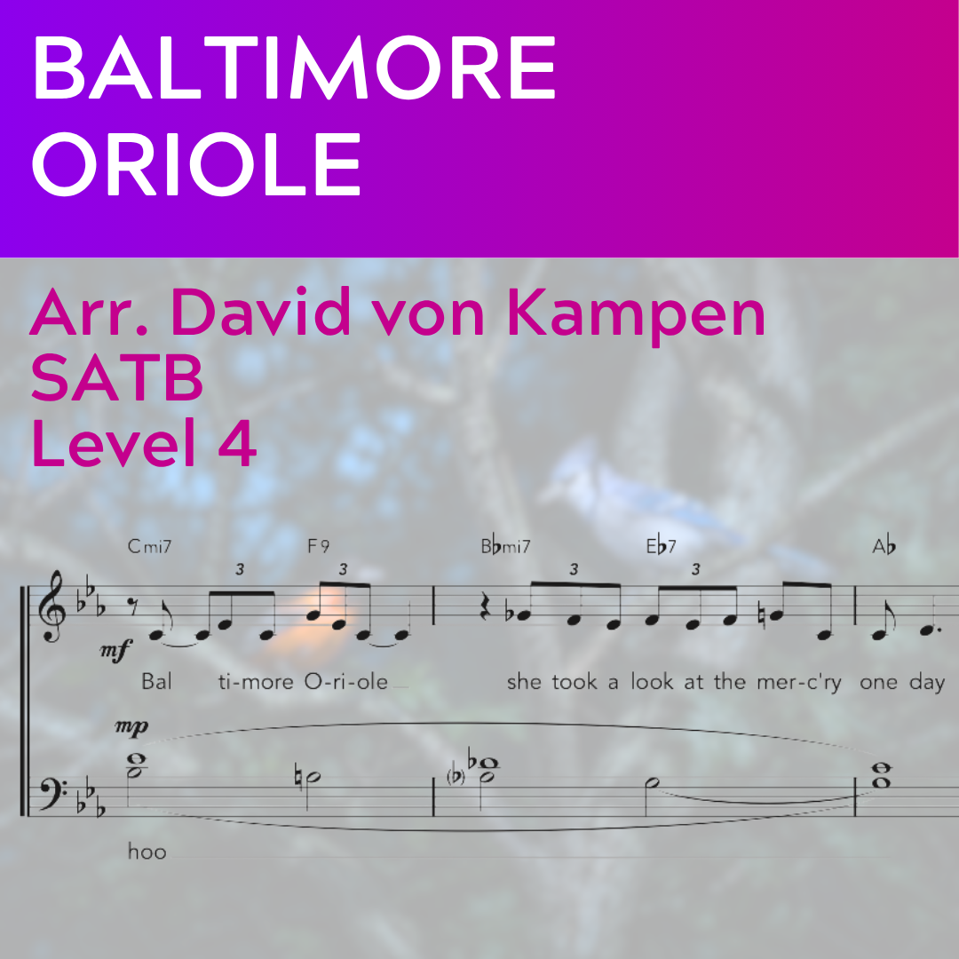 Baltimore Oriole (SATB - L4)