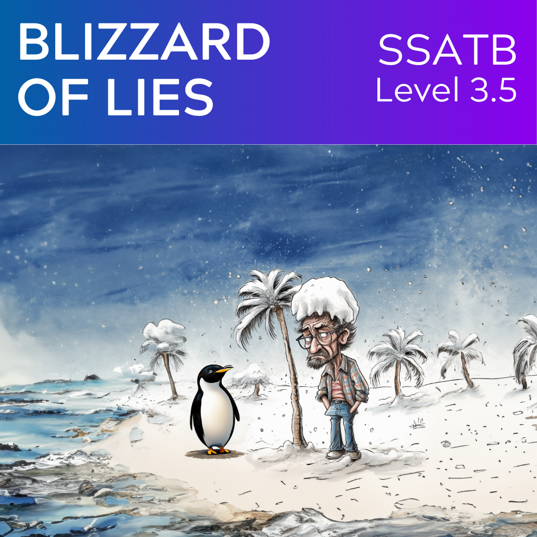 Blizzard of Lies (SSATB - L3.5)