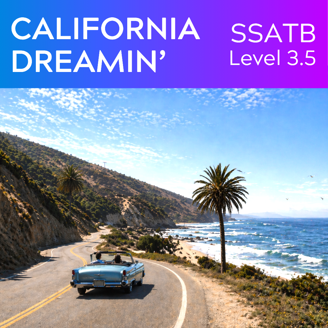 California Dreamin' (SSATB - L3.5)