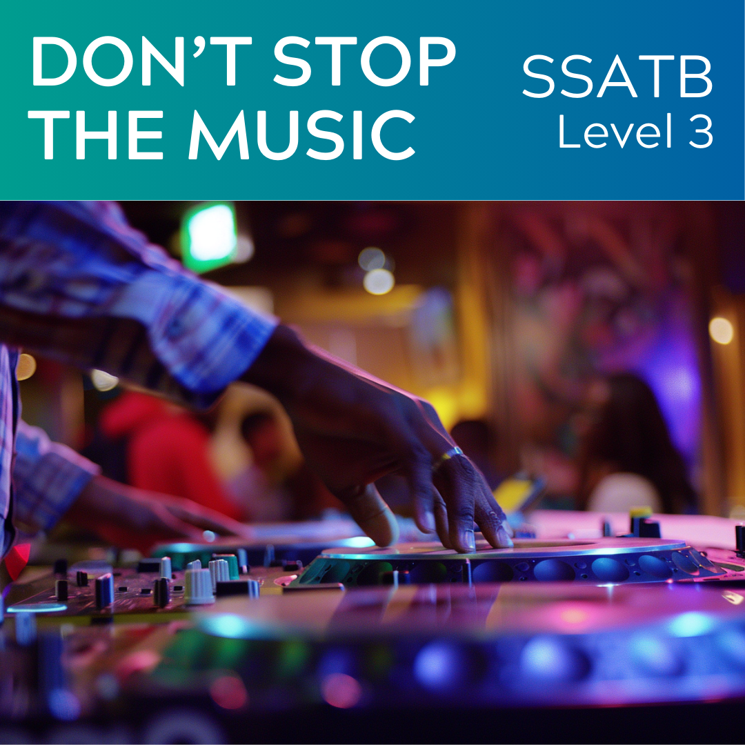 Hör nicht mit der Musik auf (SSATB – L3)