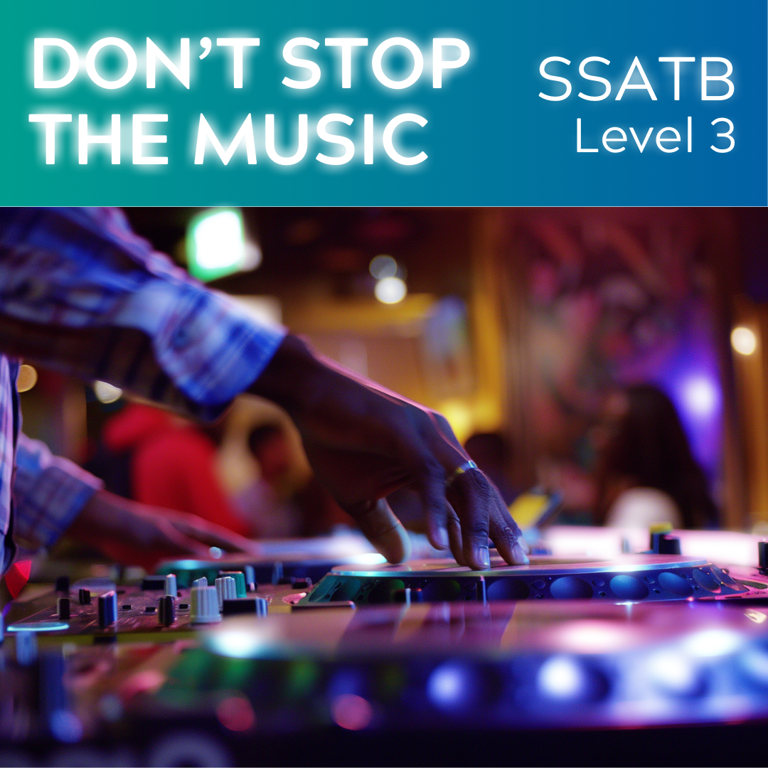 Hör nicht mit der Musik auf (SSATB – L3)