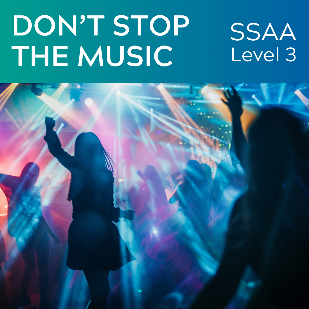 Hör nicht mit der Musik auf (SSAA – L3)