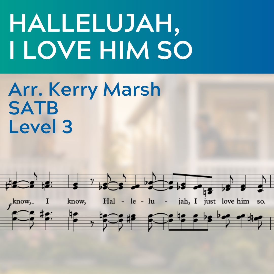 Hallelujah I Love Him So (SATB mit Hörnern – L3)
