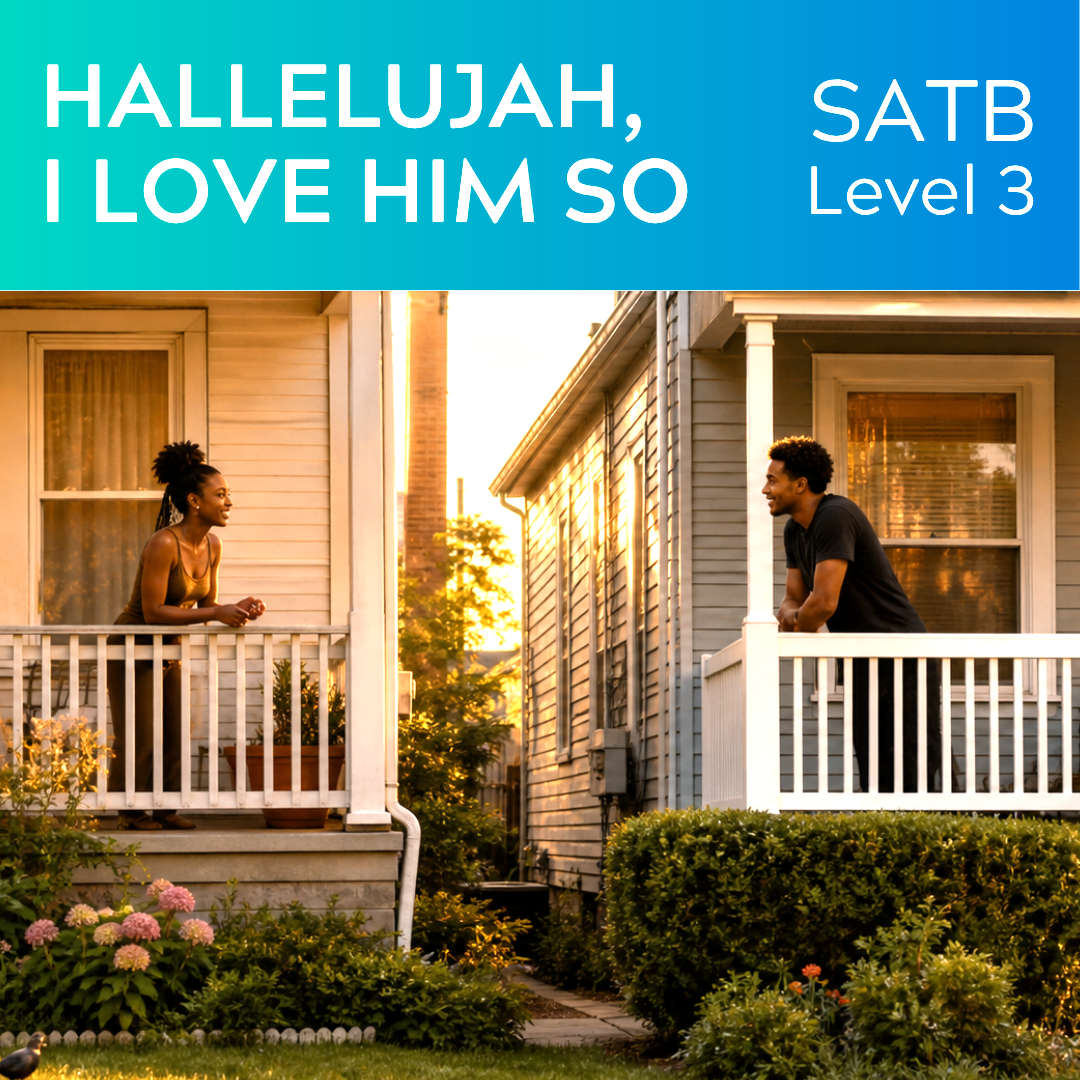 Hallelujah I Love Him So (SATB w/horns - L3)