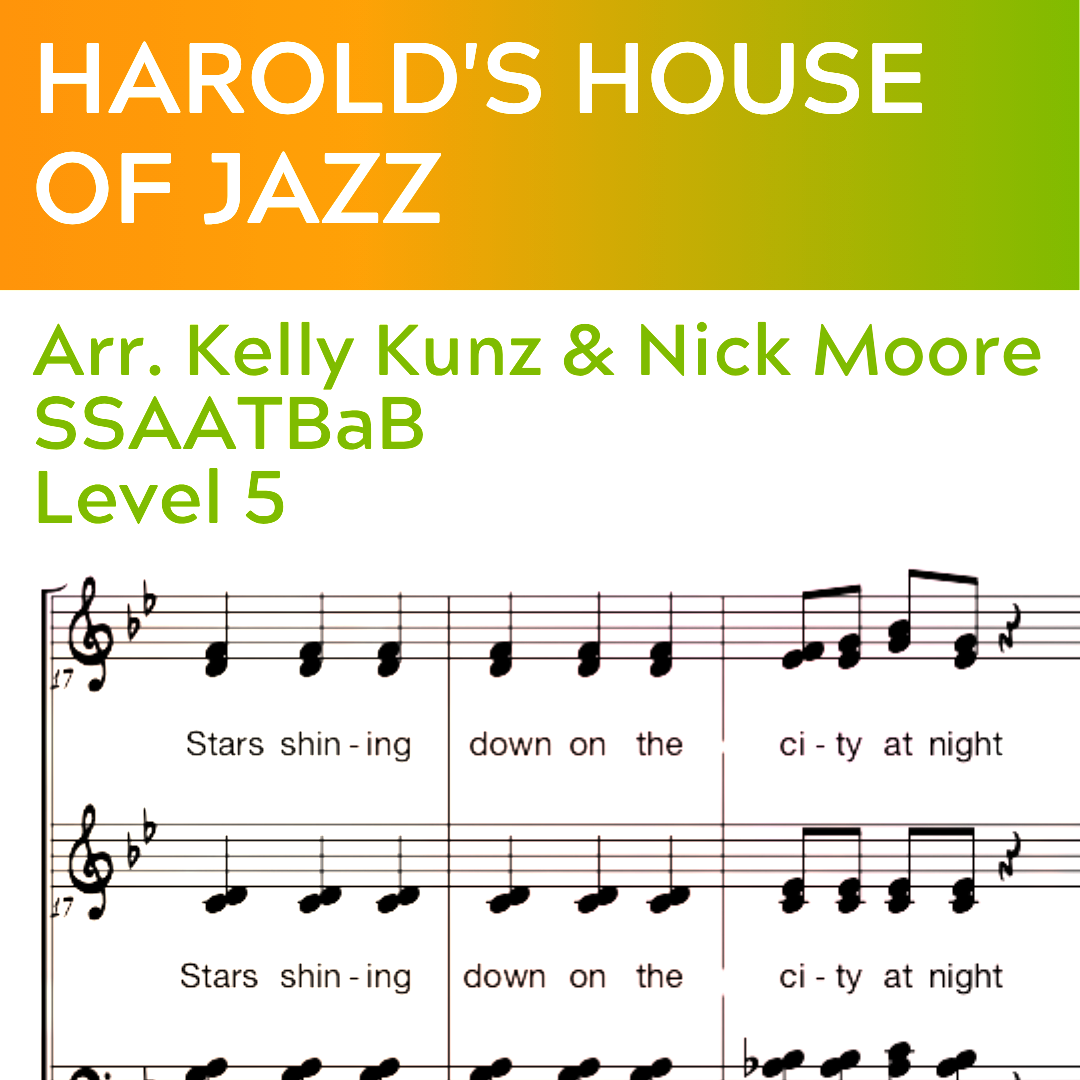Harold's House of Jazz (SSAATBaB - L5) BIG BAND Chart verfügbar