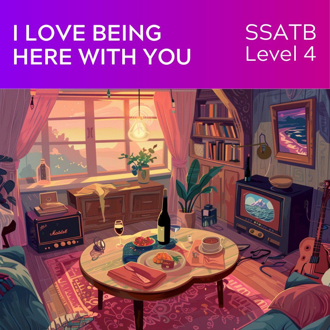 I Love Being Here With You (SSATB - L4)