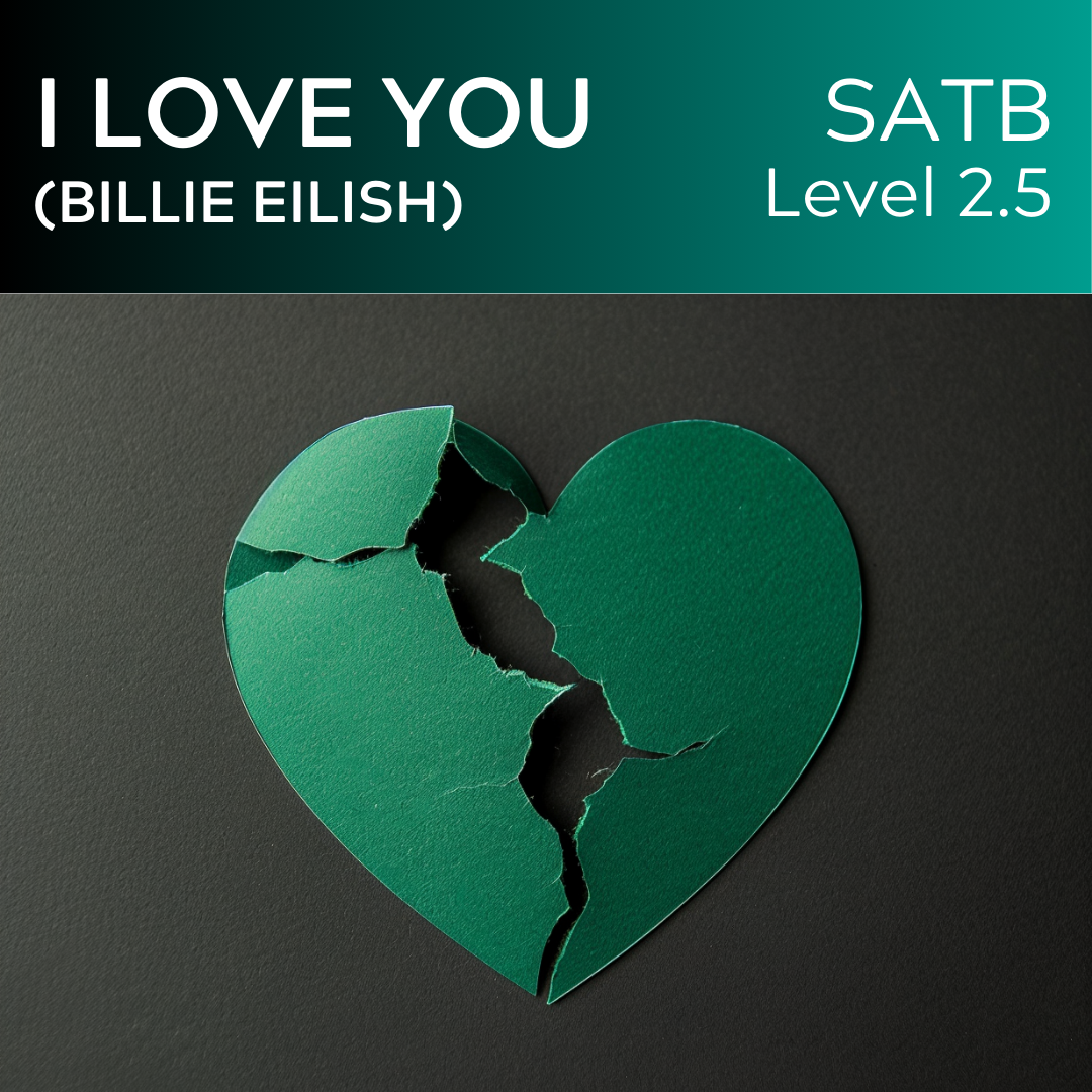 Ich liebe dich (Billie Eilish) (SATB – L2.5 STARTER SERIES)