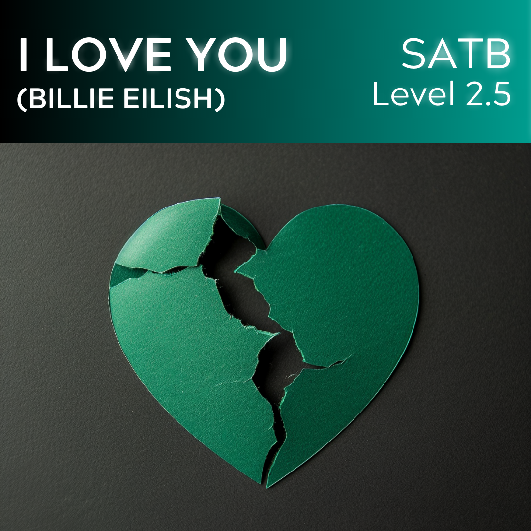 Ich liebe dich (Billie Eilish) (SATB – L2.5 STARTER SERIES)