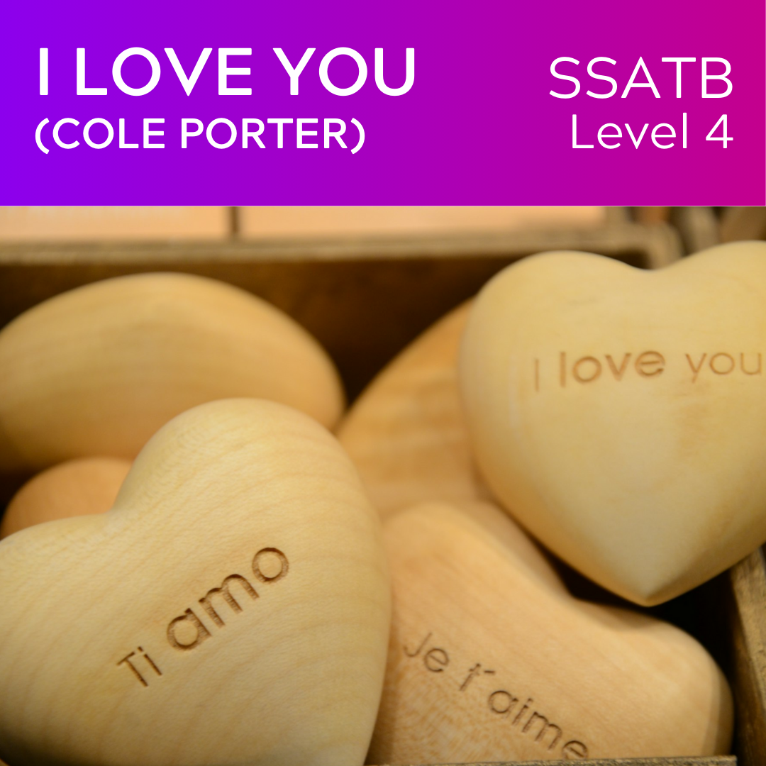 Ich liebe dich (SSATB – L4 Cole Porter, Version 2022)