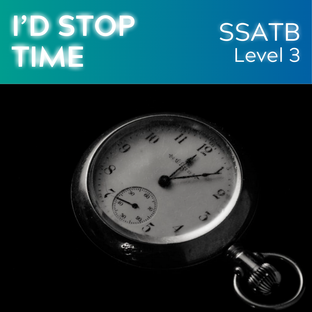 Ich würde die Zeit anhalten (SSATB - L3)