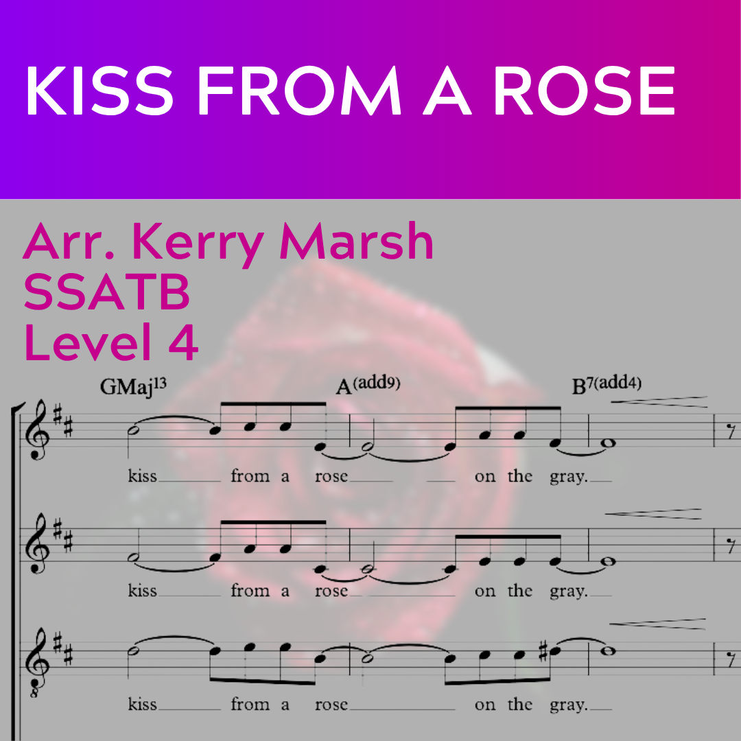 Kiss From a Rose (SSATB - L4)