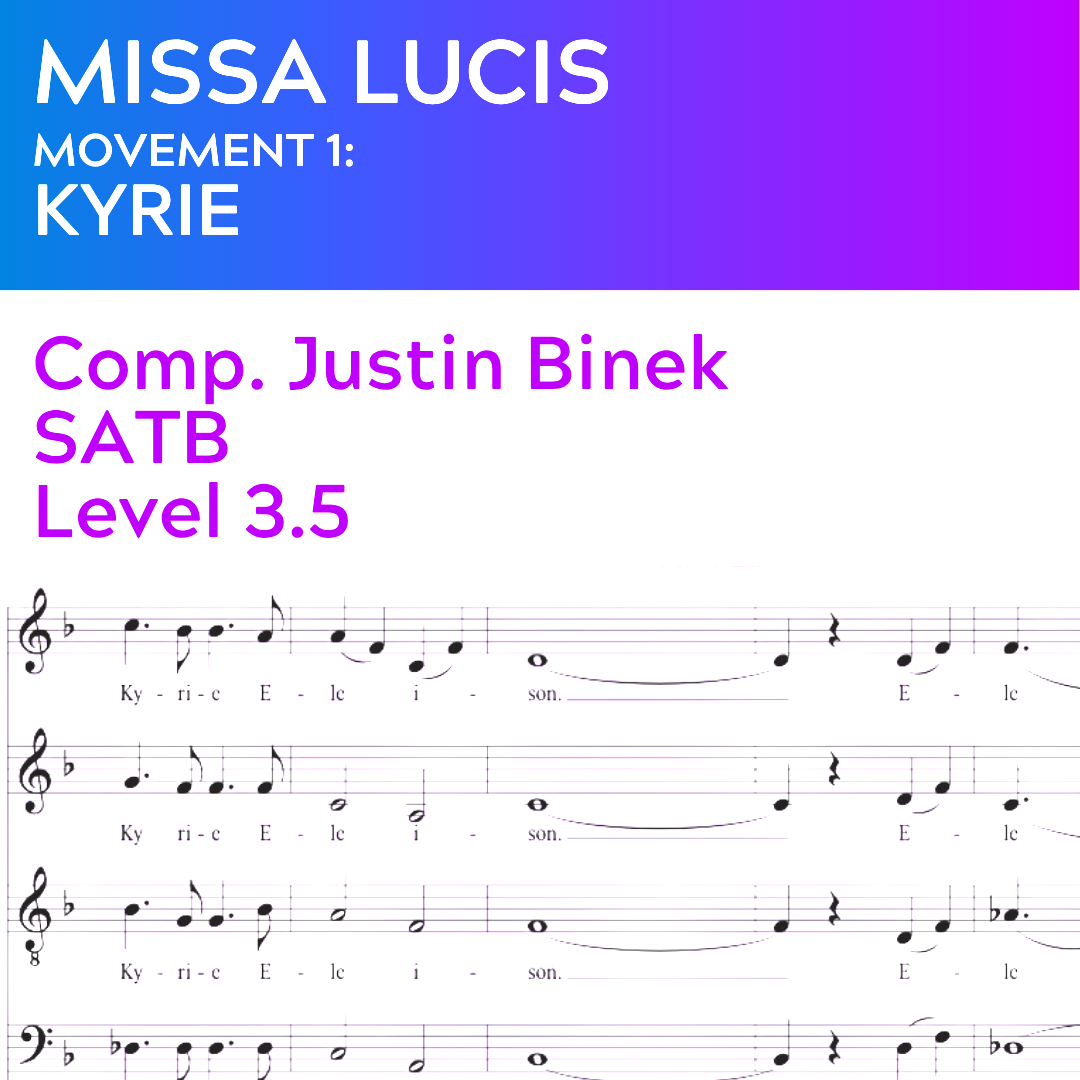 Missa Lucis 1 - Kyrie (SATB - L3.5)
