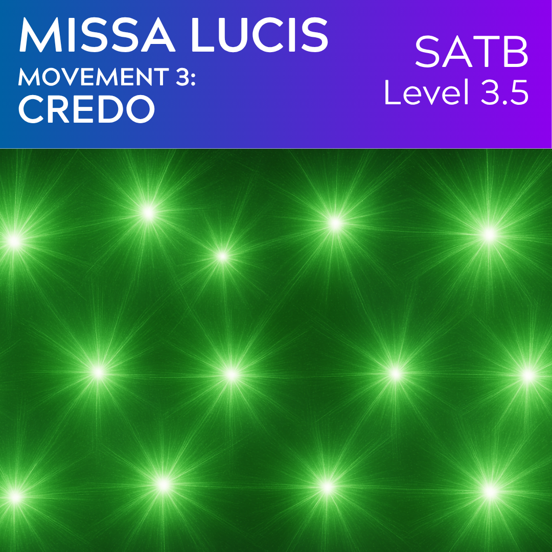 Missa Lucis 3 - Credo (SATB - L3.5)