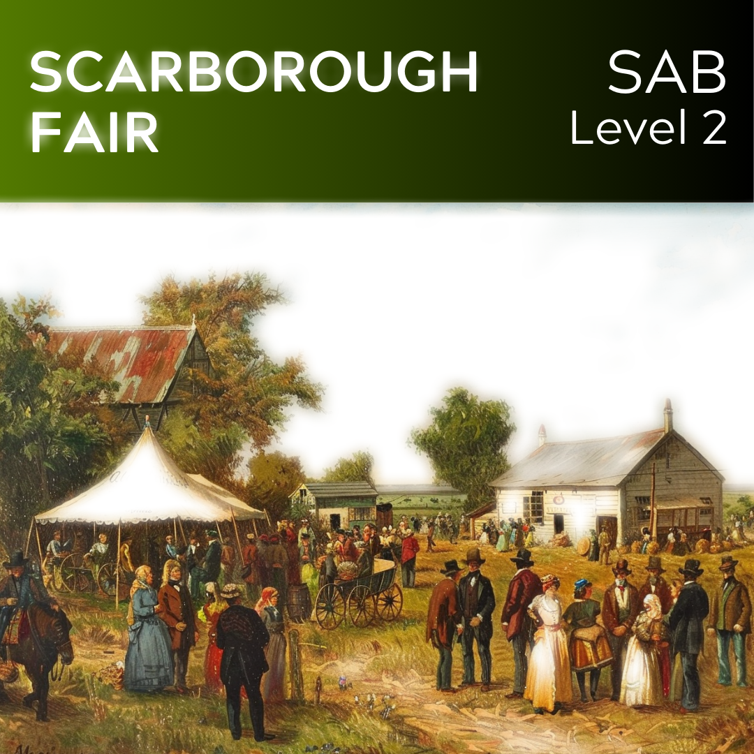 Scarborough Fair (SAB mit optionalem Klavier – L2) STARTER-SERIE