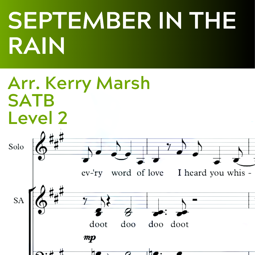 September in the Rain (SATB - L2)