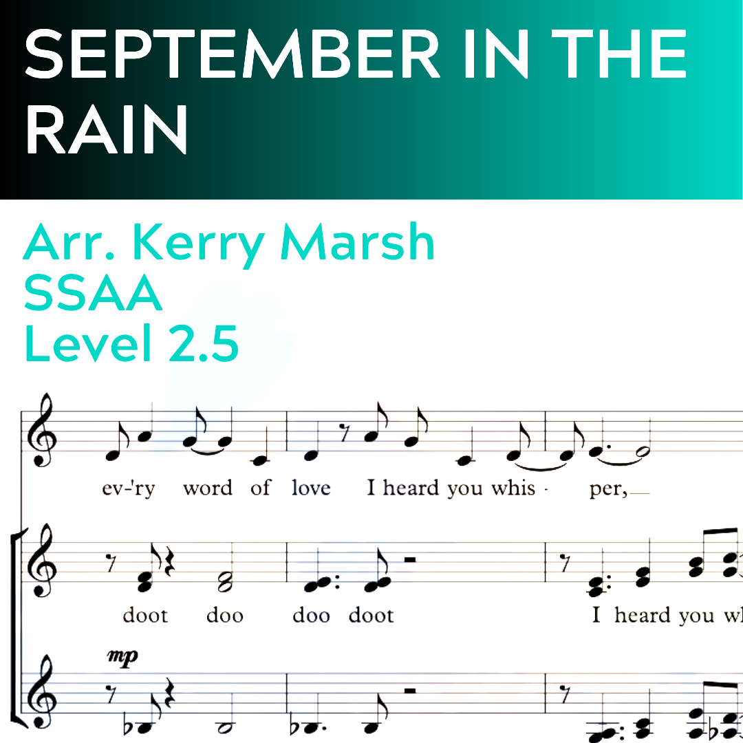 September in the Rain (SSAA - L2.5)