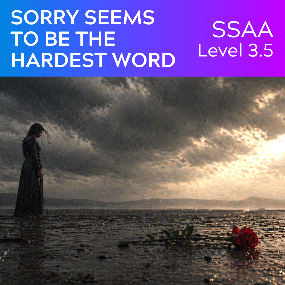 Sorry Seems to Be the Hardest Word (SSAA - L3.5)