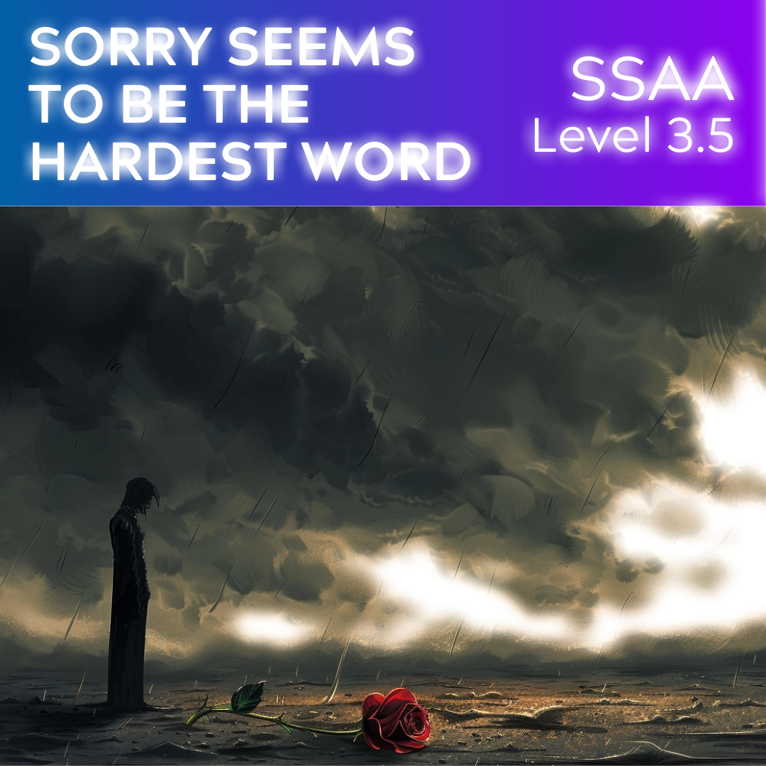 Entschuldigung scheint das schwierigste Wort zu sein (SSAA - L3.5)