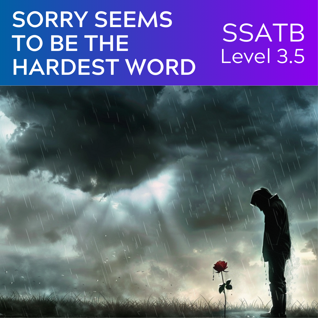 Entschuldigung scheint das schwierigste Wort zu sein (SSATB - L3.5)
