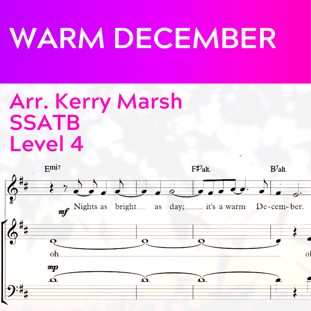 Warmer Dezember (SSATB - L4)